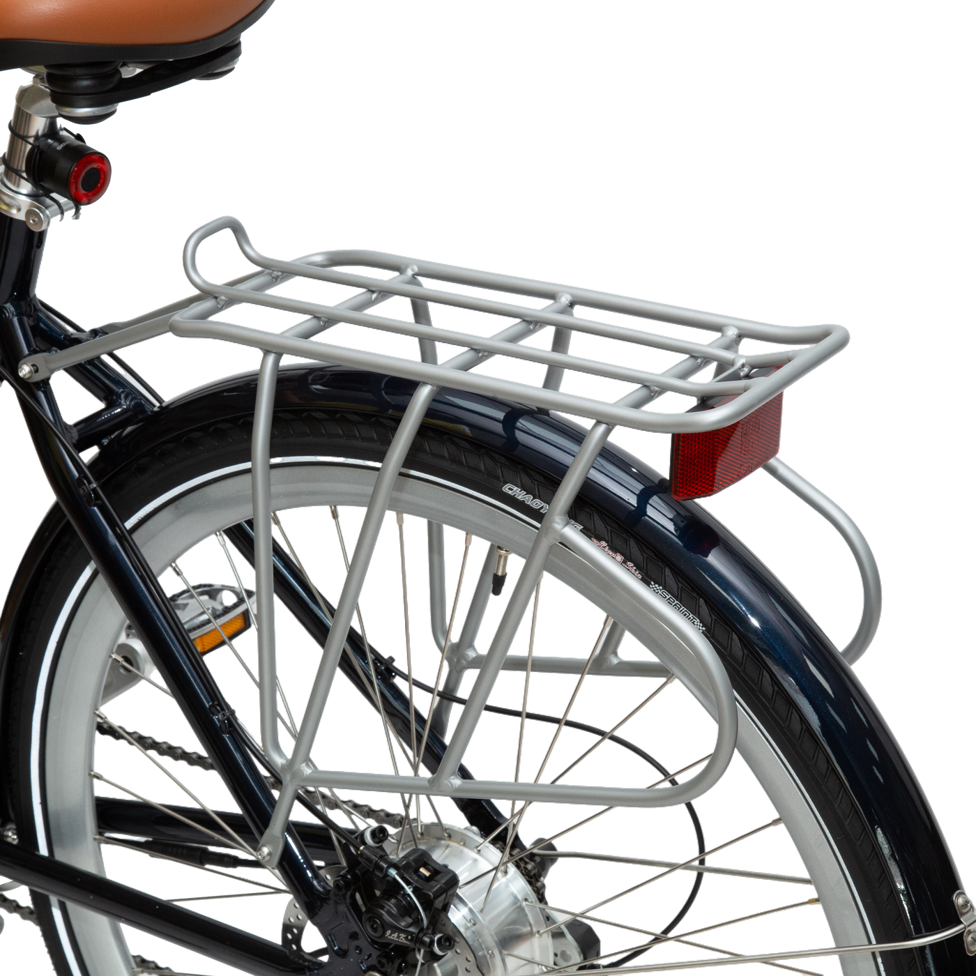 Iconic electric ebike ultralight  rear rack left side view