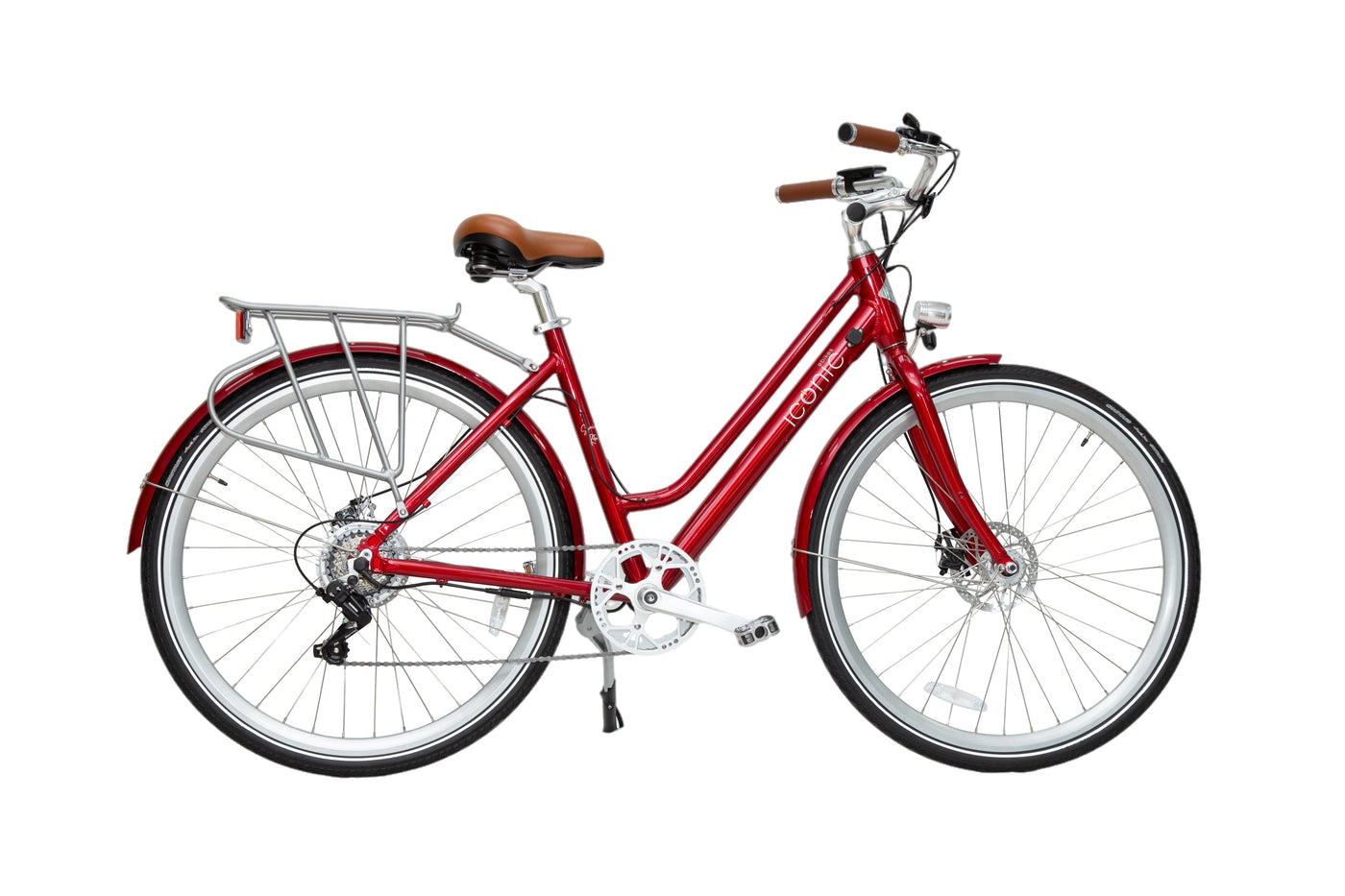 Iconic electric ebike ultralight red right side view