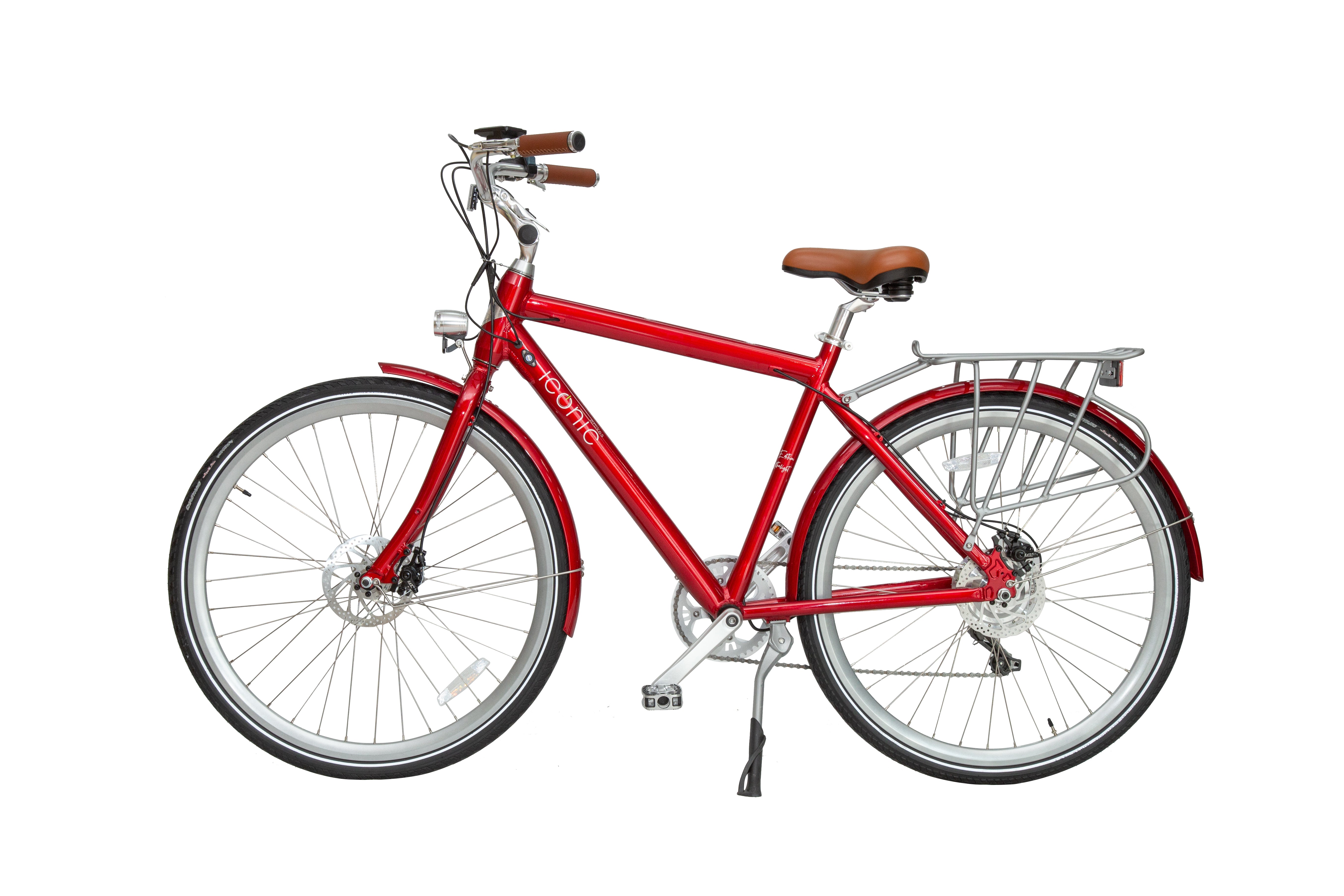 Iconic electric ebike ultralight red left side view