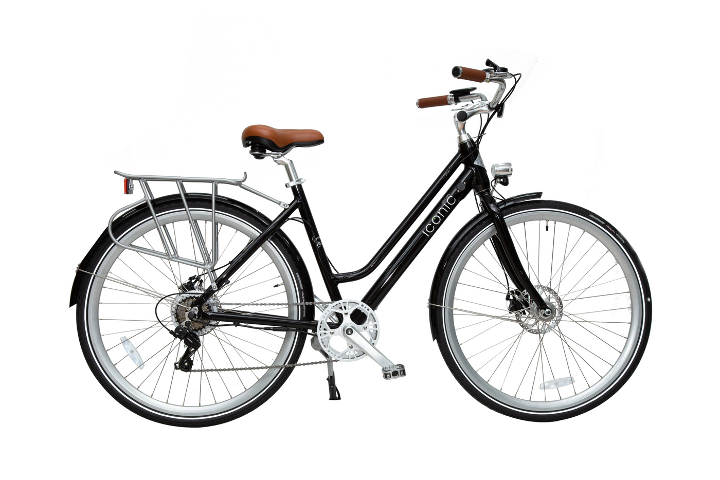 Iconic electric ebike ultralight  black right side view