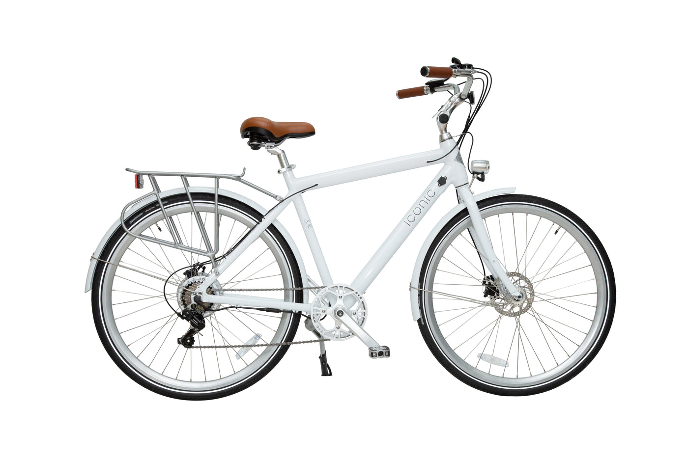 Iconic electric ebike ultralight white right side view